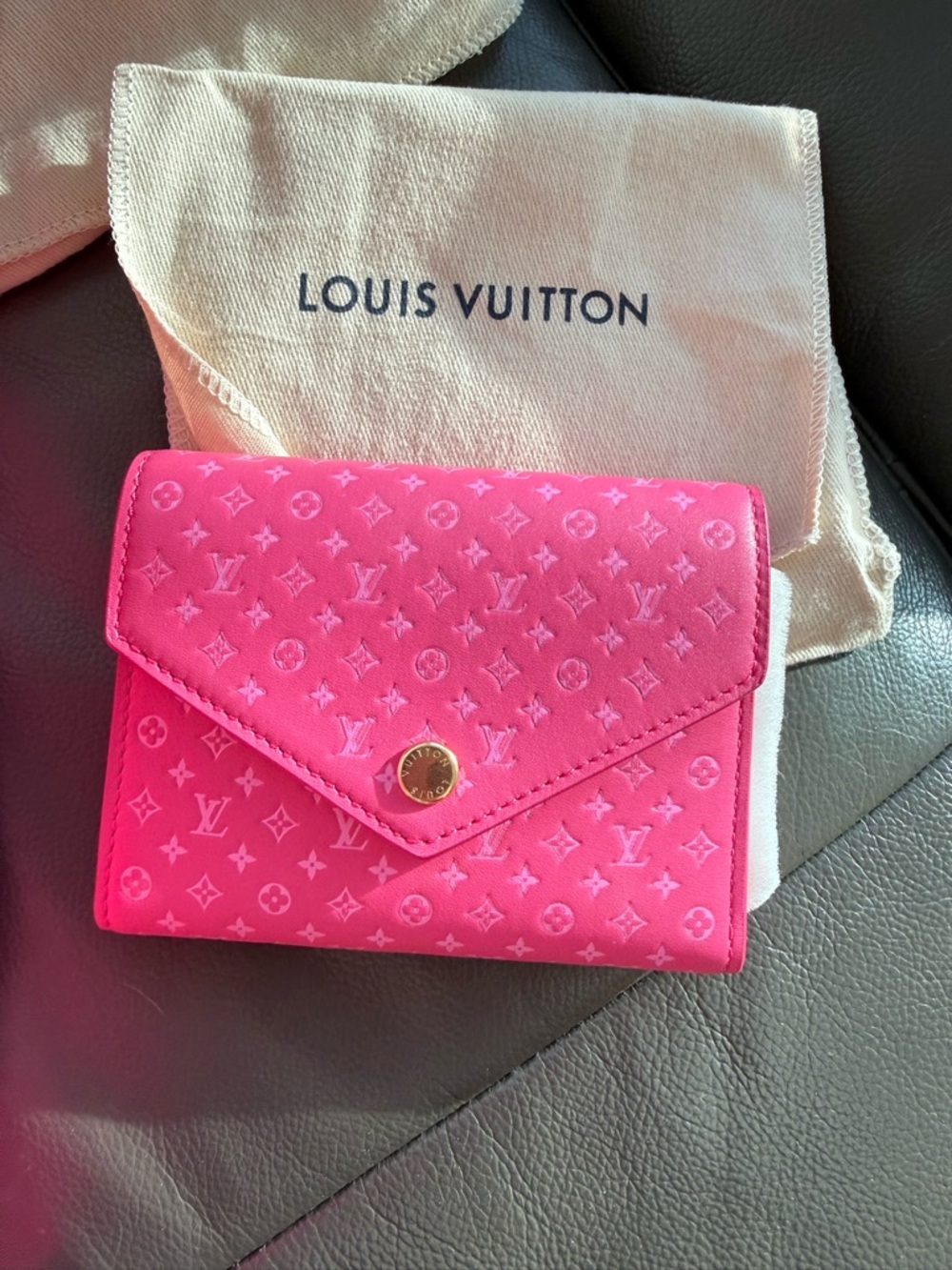 Louis Vuitton Nanogram Speedy Bandouliere 20 and Trifold Wallet Ultra Rare - Picture 5 of 9